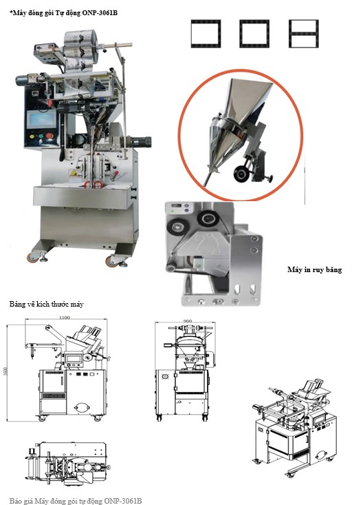Máy đóng gói tự động trục vít ONP-3061B  